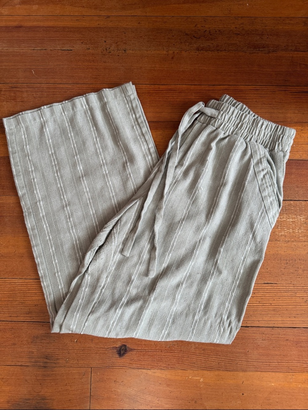 Green Wide Leg Pant